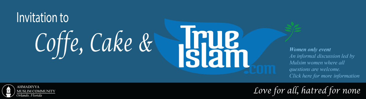 Coffee, Cake &amp; True Islam (women only event)